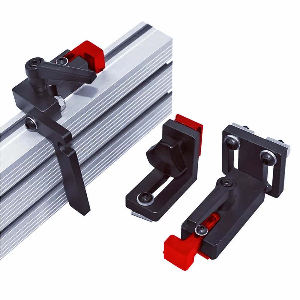Aluminium Profil Router Zaun-Multi T-Spur Tisch kreissäge Zaun Holz bearbeitung T-Schlitz Gehrung Spur Stecker und Zaun Stopper