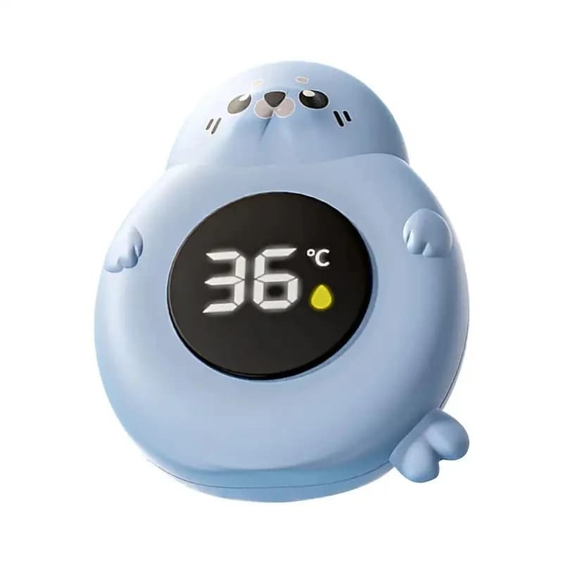 Baby-Badethermometer, Badewannen-Temperaturmonitor, heiß, kalt, wasserbeständig, Temperatur-Warnmonitor, verbesserter Sensor, LED-Anzeige