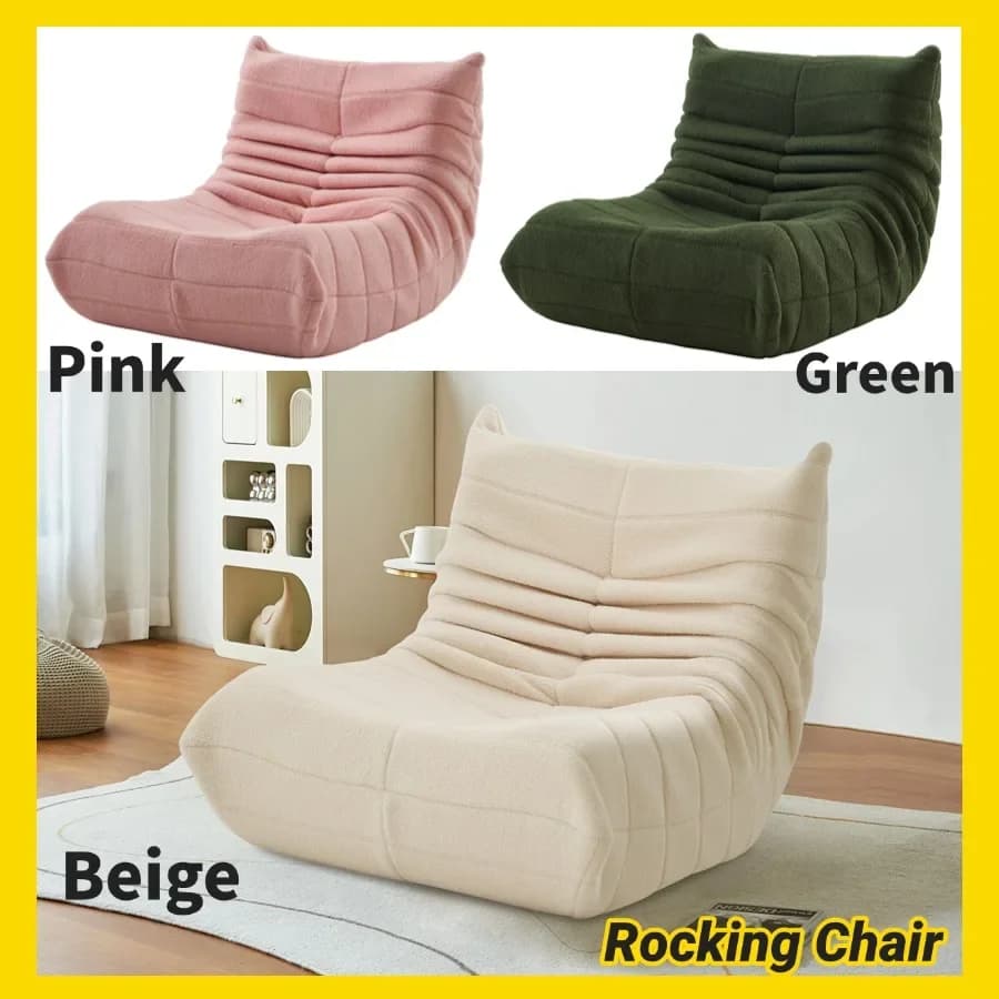Sitzsack Sofa, Bodens ofa mit Rückenlehne, Liegestuhl, Sitzsack für Wohnzimmer, Einzels ofa, Stühle für Schlafzimmer