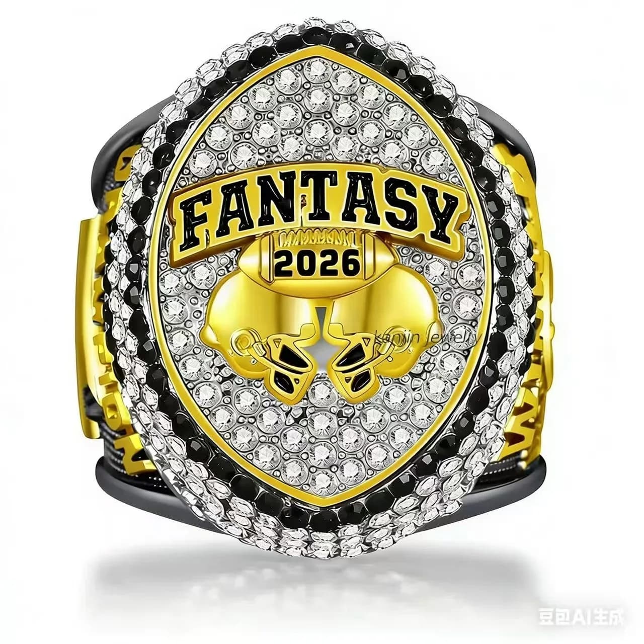 2026 Fantasy Football Championship Ring, Fan-Gedenkring-Geschenk, Geburtstagsgeschenk für Männer
