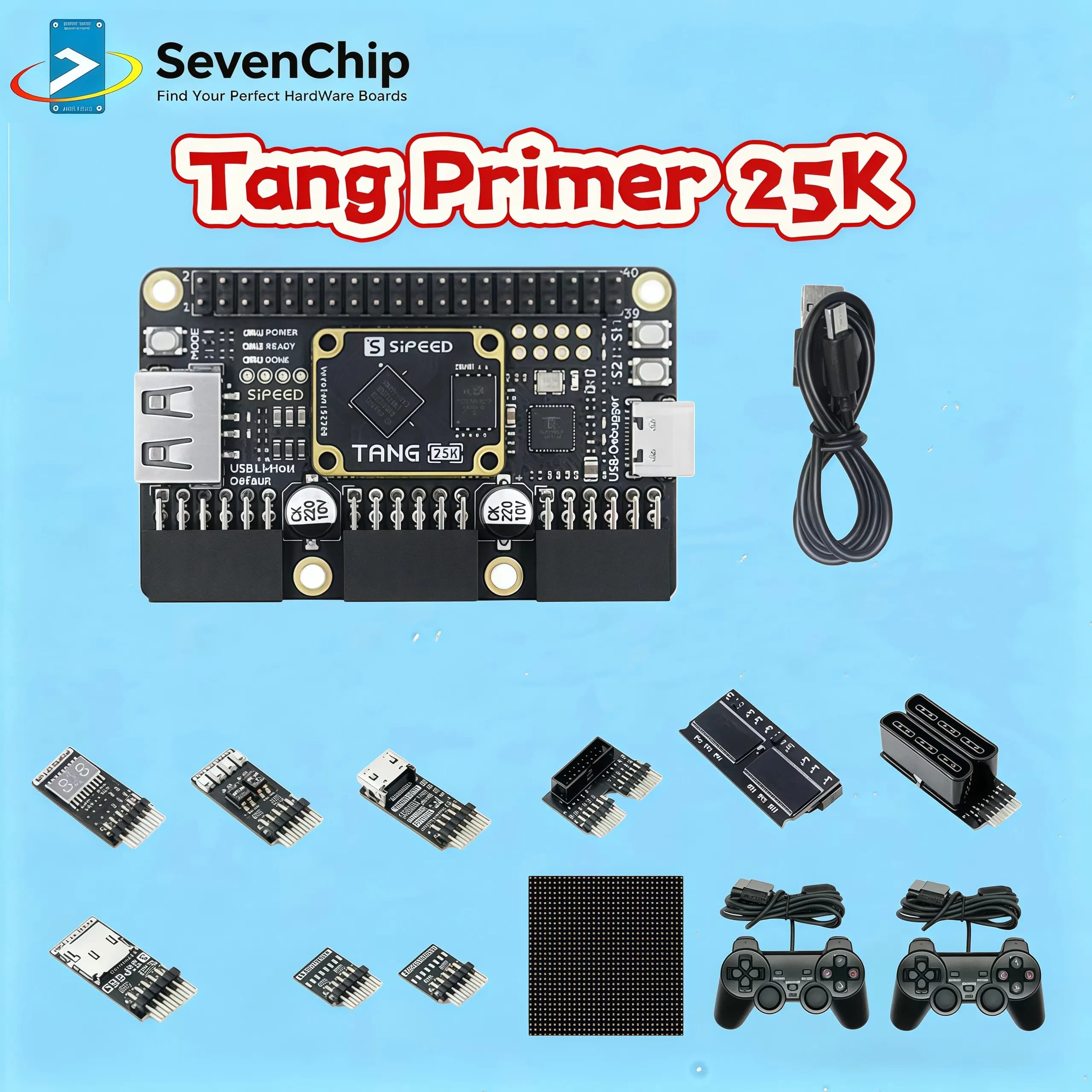 Sipeed tang primer 25k gowin gw5a riscv fpga entwicklungs board pmod sdram