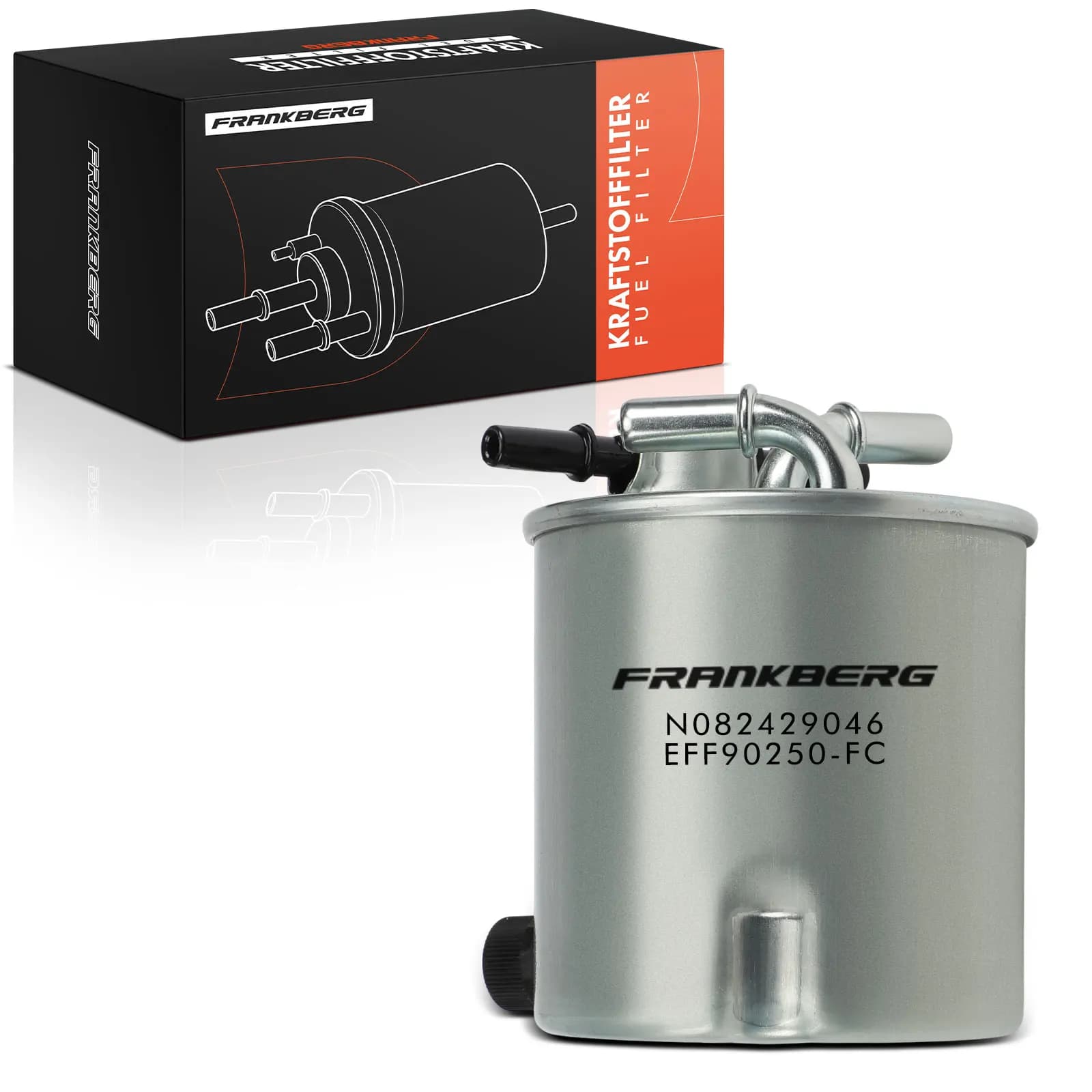 Frankberg 1x Kraftstofffilter für Nissan NV200 Qashqai X-Trail Renault Koleos I FG2150 16400JX52A 16400JY00A 16400JX50A P10535