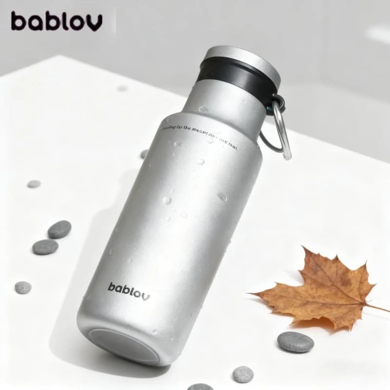 Bablov 480 ml Thermos-Wasserflasche, 316L Edelstahl, auslaufsicher, Isolierflasche, isolierter Becher, Outdoor, Camping, Wandern, Thermosbecher