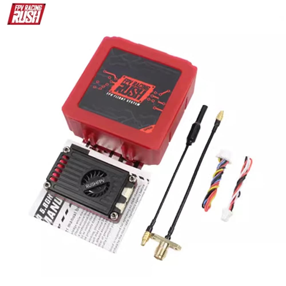 RUSHFPV Rush FPV MAX SOLO 5,8 GHz 2,5 W VTX Videosender 48CH/37CH mit Antenne für RC FPV Langstrecken-Starrflügeldrohnen