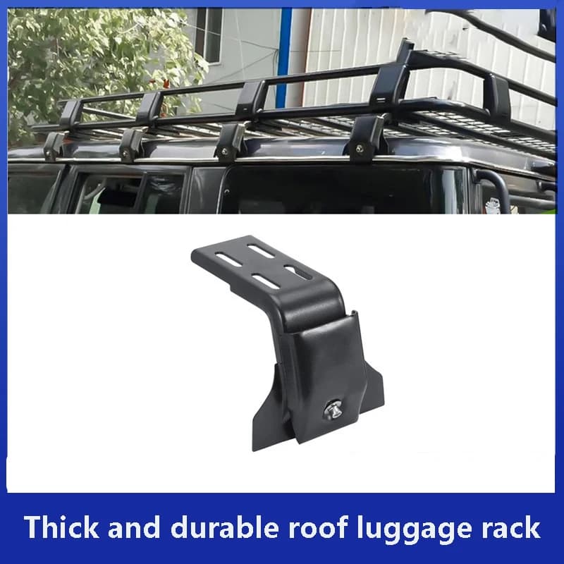Dachträger-Adapter für SUV / MPV, Gepäckträger-Klemmfußhalterung, Regenrinnen-Fixierklemmfuß