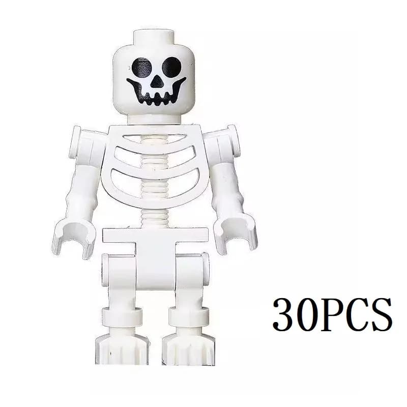 2026 Mittelalterlicher Ritter Skelett-Legion-Soldat mit Mini-Actionfiguren-Sets Zubehör DIY Bausteine Spielzeug Geschenk