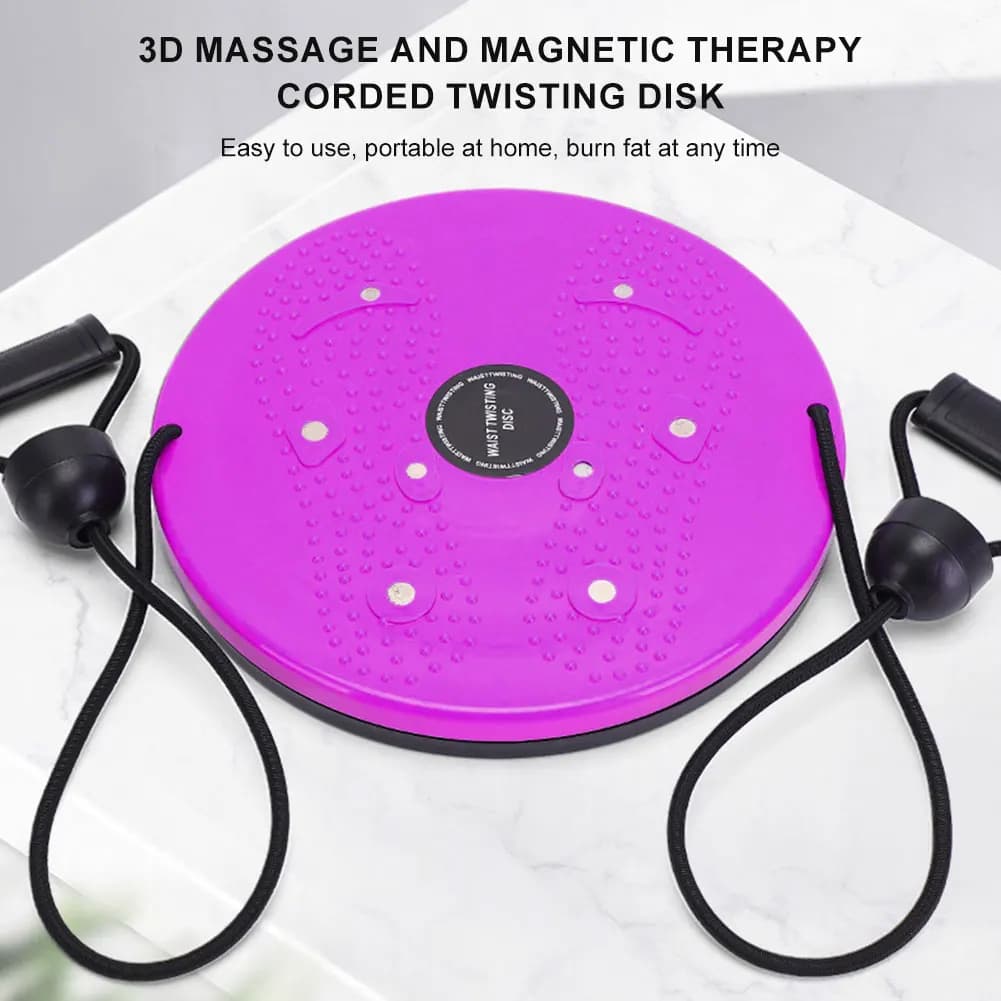 Aerobic Fitness Disc mit Zugseil Torsion Körper Tanz platte Multifunktions Gewichts verlust Aerobic-Tool
