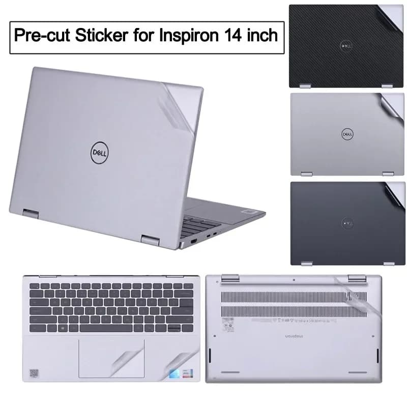 Vorgeschnittene Vinyl-Aufkleber-Haut-Laptop-Abdeckungsfolie für Dell Inspiron 14 2in1 Plus 7440 7430 7435 7420 7415 5430 5435 5445 5440 5441