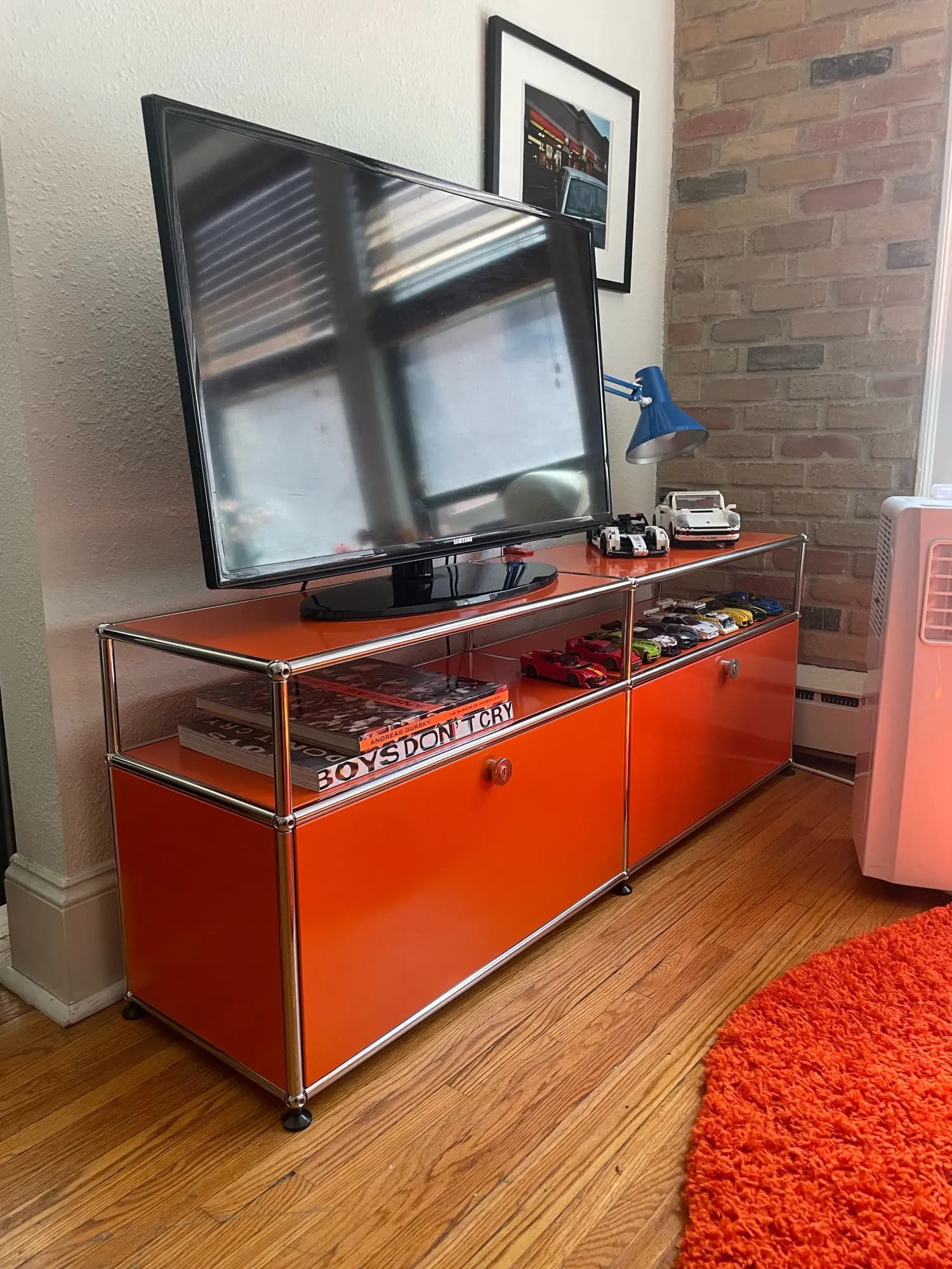 Modul Möbelaufbewahrung Modulares DIY Regal Sideboard Kundenspezifische Größe Nachttisch Schrank Edelstahl Heimgebrauch
