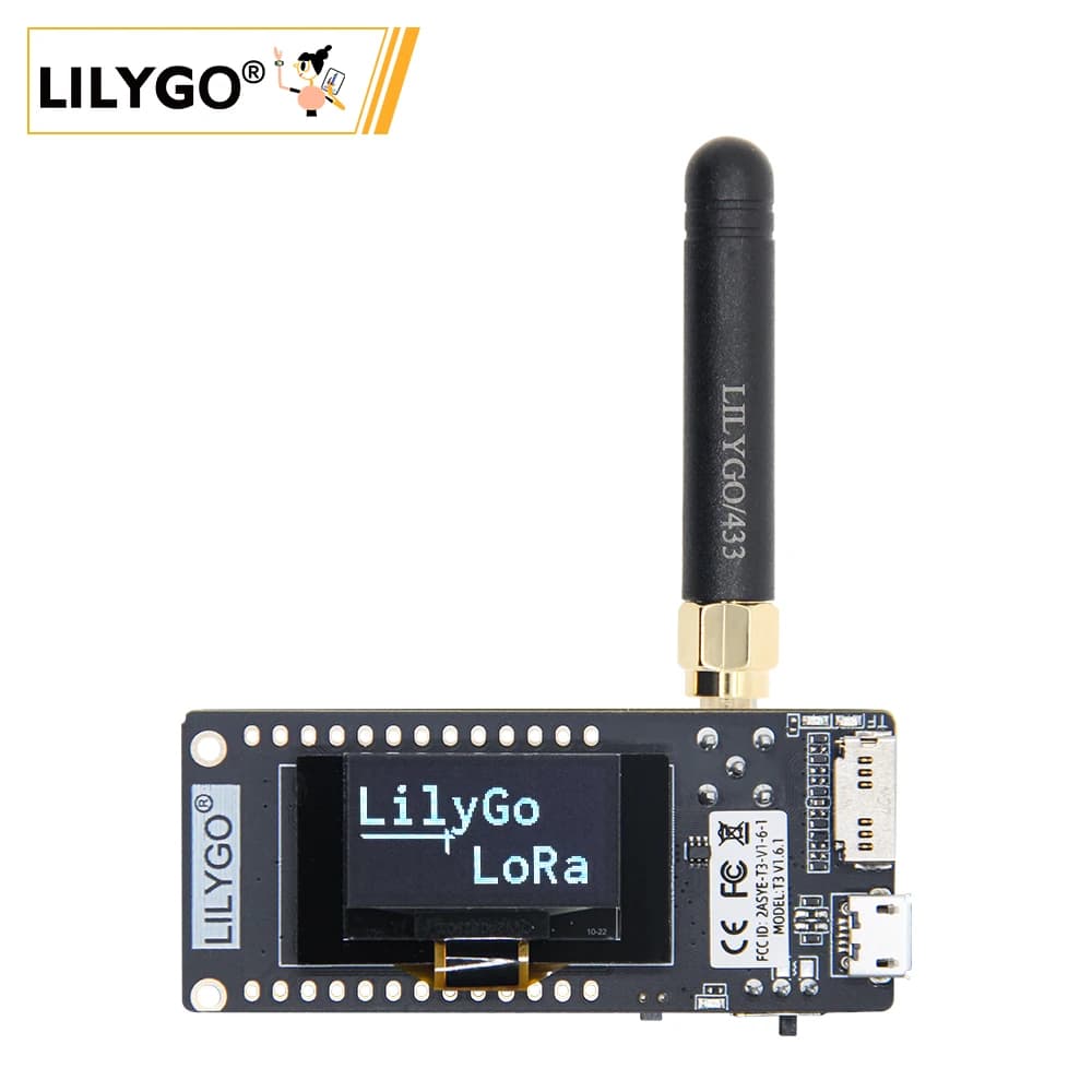 LILYGO ®   TTGO LoRa32 V2.1 & T3 V1.6.1 Entwicklungsboard 433/868/915Mhz ESP32 LoRa 0,96 Zoll OLED Bluetooth WIFI Drahtlosmodul