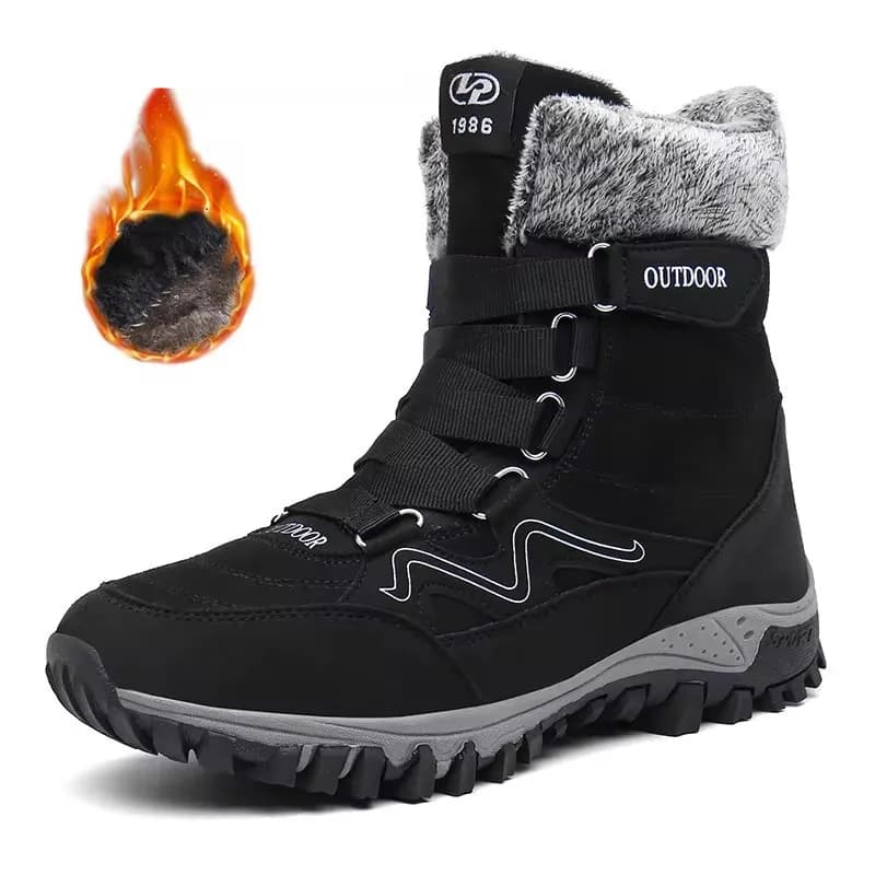 Neue Winter Männer Schnee Stiefel Pelz Plüsch Warme Männer Stiefeletten Plus Größe Wasserdicht Männer Stiefel Im Freien Nicht-Slip wandern