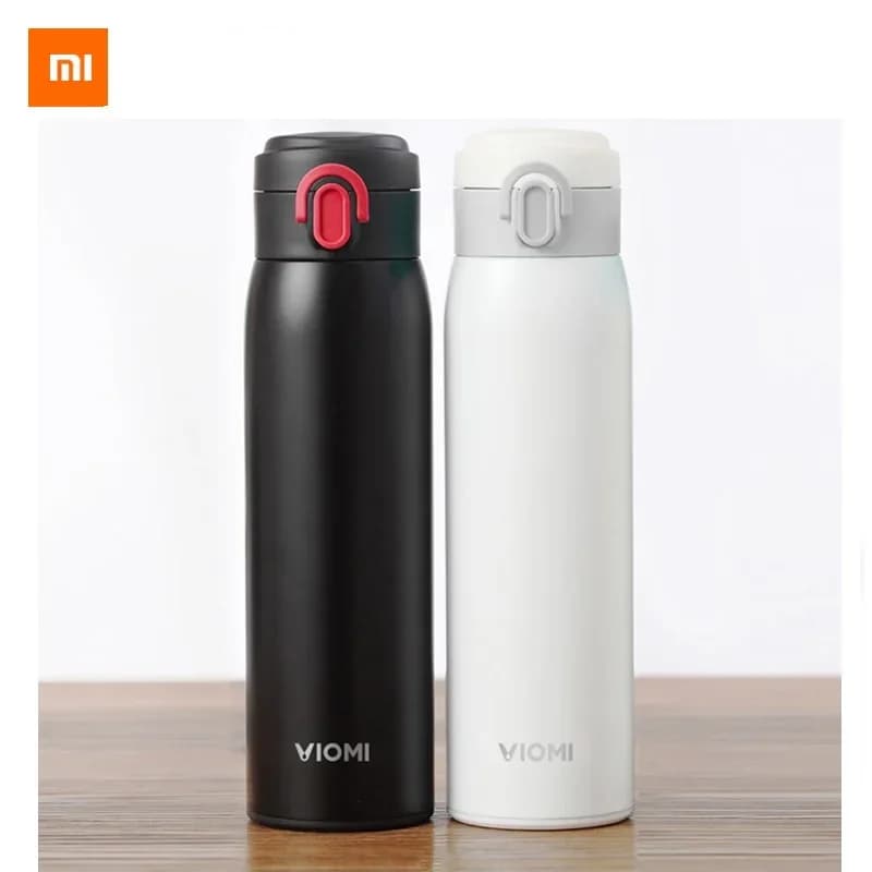 Original Xiaomi Mijia VIOMI Thermoskanne Edelstahlbecher Flasche Wasserflasche Tasse 24 Stunden Thermoskanne 300 ml 460 ml Einhand-Ein/Schließen