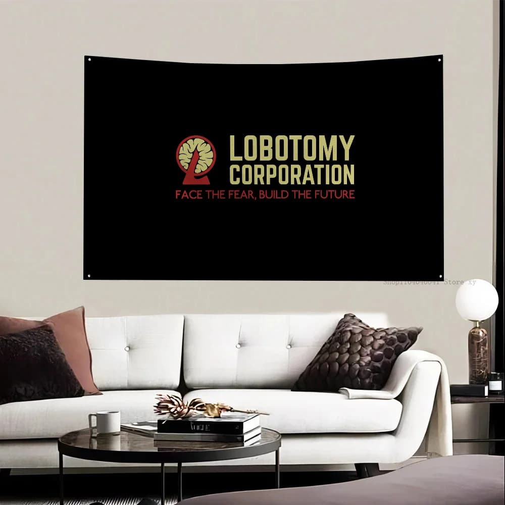1 Stück Lobotomie Unternehmen Flagge Flaggen und Banner Vierloch Polyester Outdoor Dekor Raumästhetik