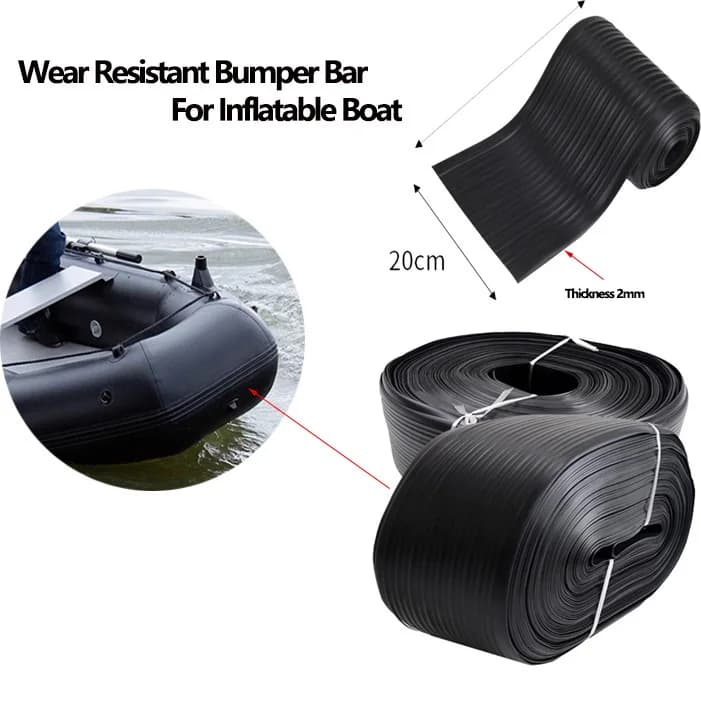 Neue 20 cm verbreiterte, verschleißfeste Stoßstangenstange für Schlauchboote, Schlagboot, Rüstungsmaterial, Verschleißstreifen, Reparatur von