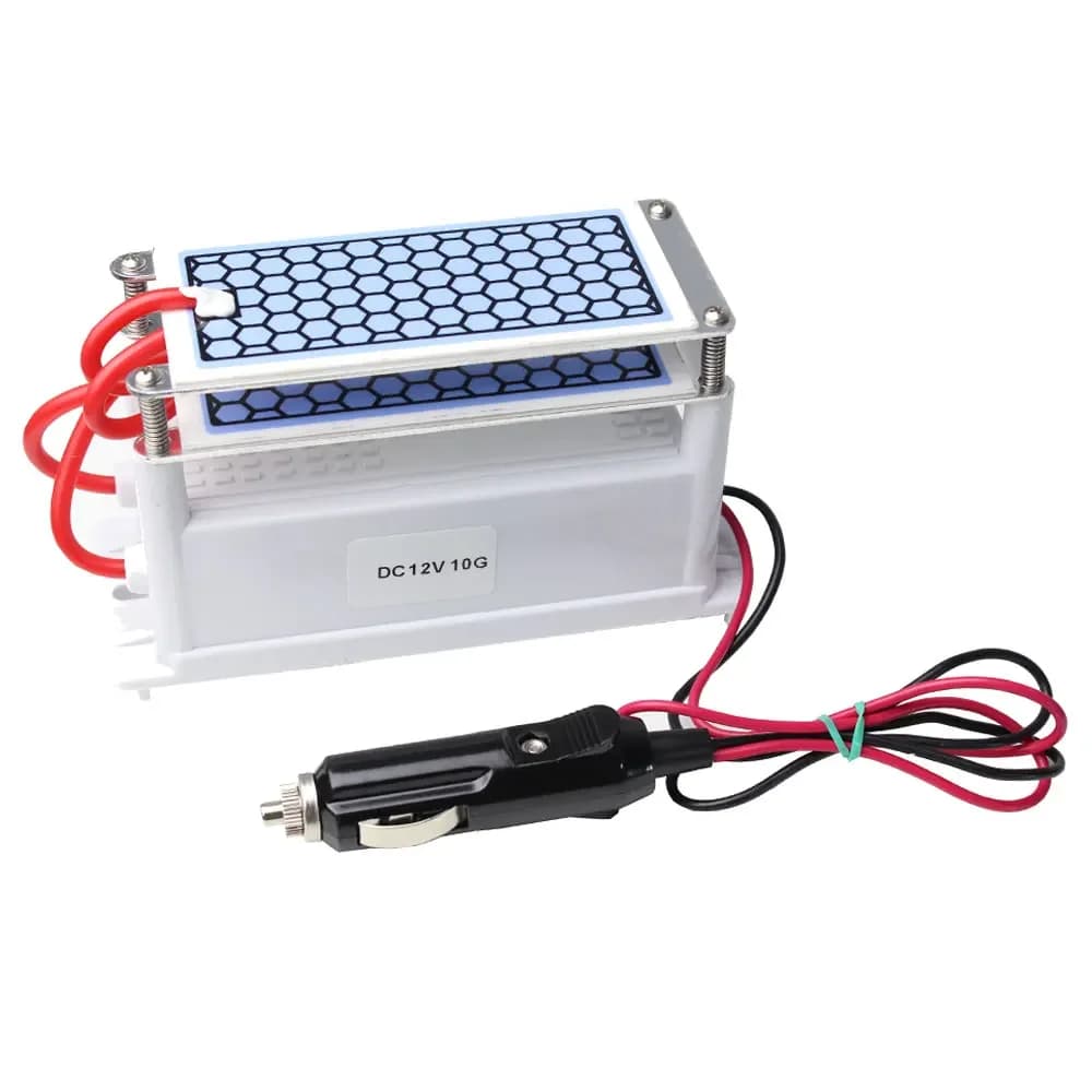 Alanchi Auto-Ozongenerator, 12 V, 10 G, Sterilisator, Luftreiniger, Lufterfrischer, Reinigung, Luft-Ozonisator, Ozonator, Ionisator