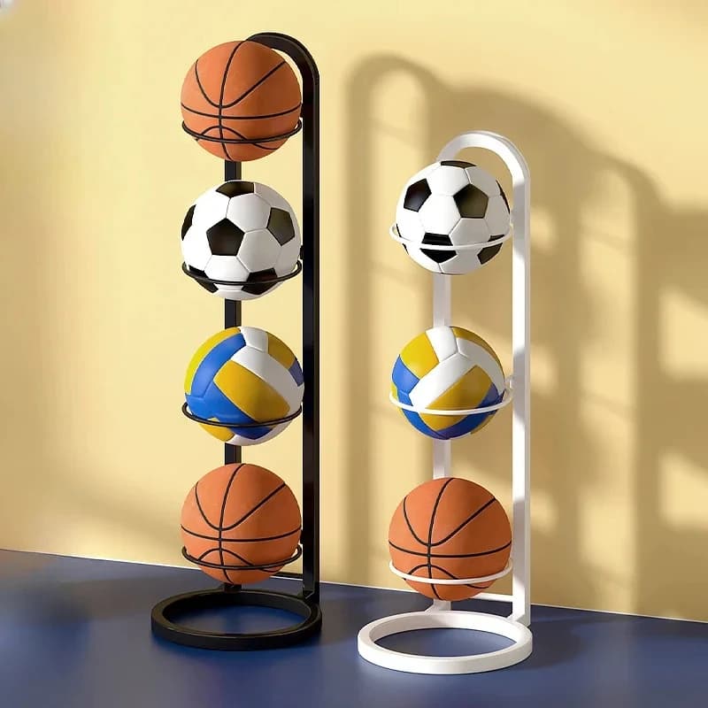 2/3/4/5 schichten Basketball Lagerung Rack Indoor Kinder Bälle Platziert Rack Fußball Volleyball Basketball Halter Bälle metall Ständer