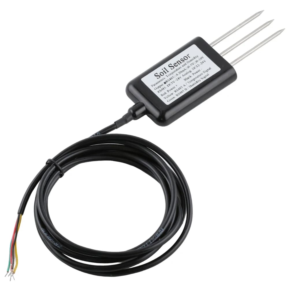 OEM 2M 5M 10M 12M Bodentemperatur-Feuchtigkeitssensor Sonde RS485-Ausgang Bodenfeuchtigkeitsdetektor Sensoren IP68-Schutz