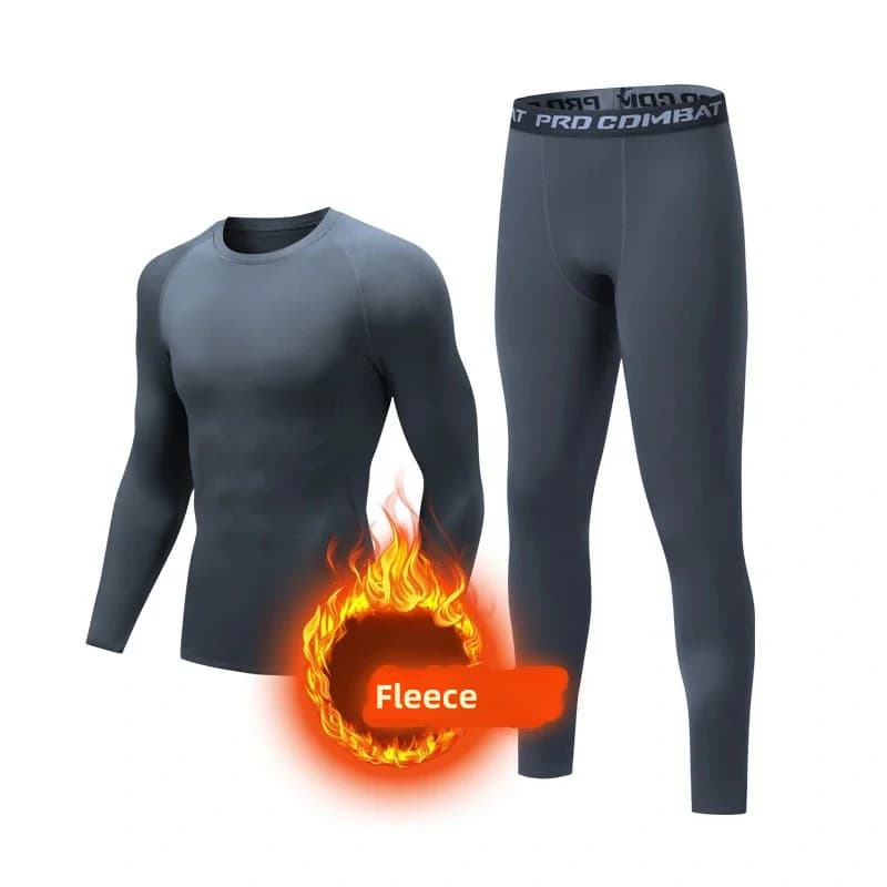Herbst Winter Jogging Anzug Männer Thermische Kompression Turnhalle Sport Set Trainingsanzug Quick Dry Fleece Lauf SweatSuit Set Gym Kleidung