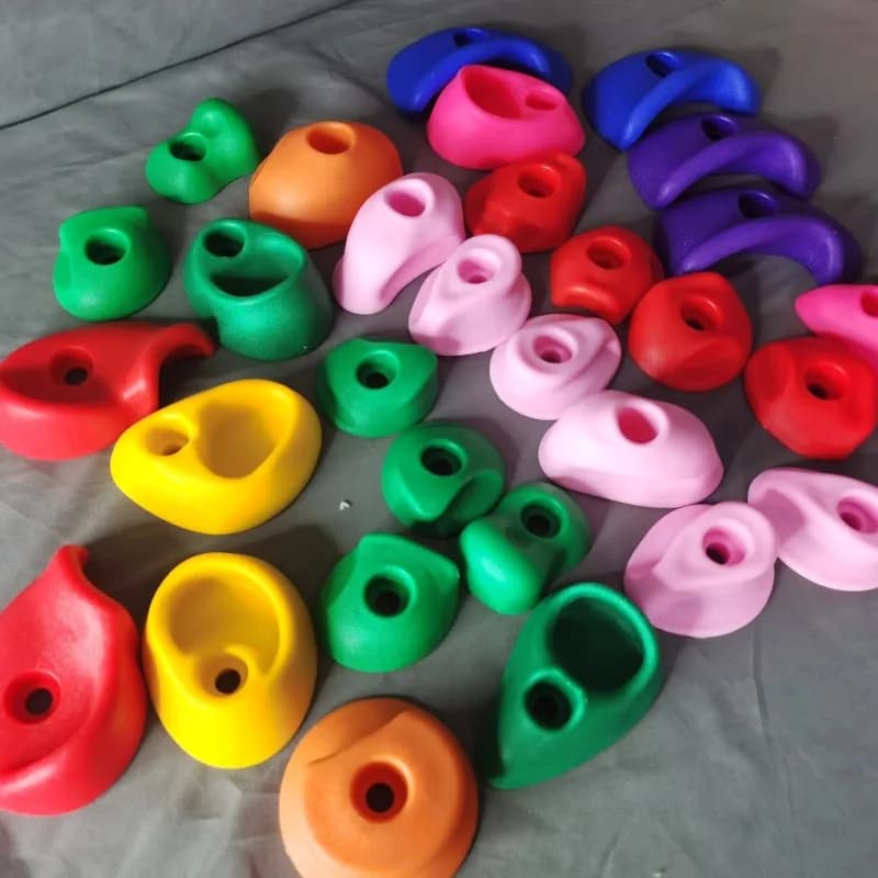 30 teile/satz Klettern Hält Holz Wand Klettern Steine Spielzeug Kinder Spielplatz Spiel Hand Füße Halten Grip Kit Outdoor Indoor spiel