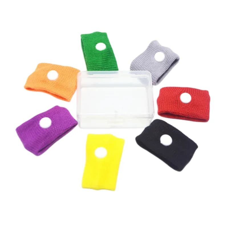 2 stücke Reise Morgen Krankheit Handgelenk Band Anti Übelkeit Auto Van Meer Flugzeug Armband Anti-reisekrankheit Armband Strap Boote