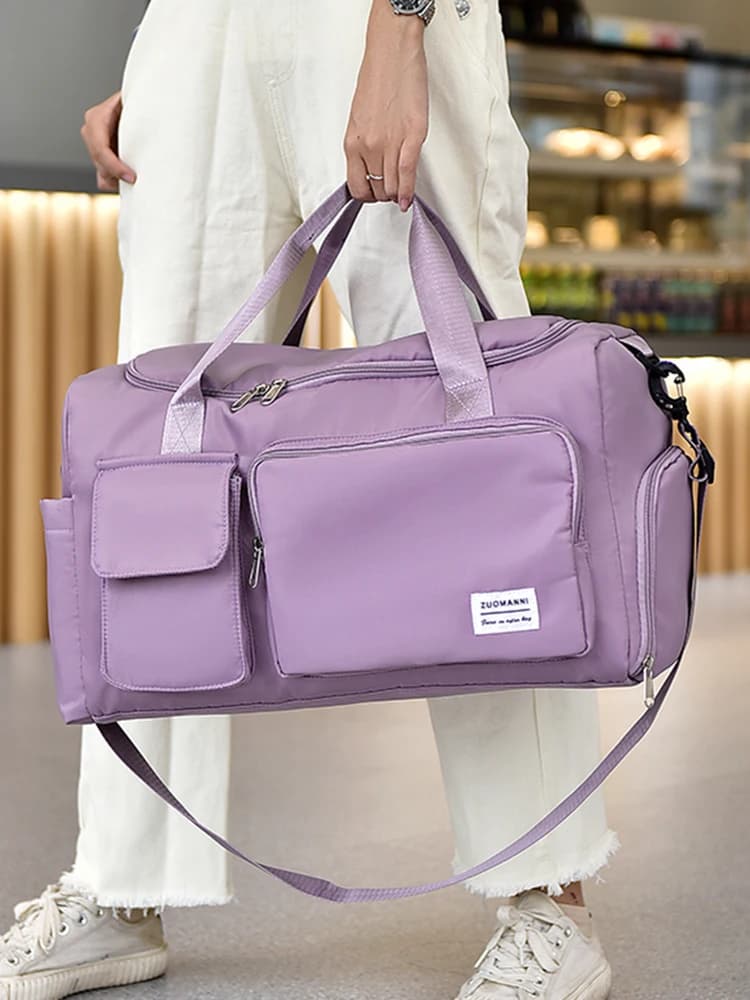 UNIXINU Handgepäck-Reisetasche, großes Fassungsvermögen, Weekender-Reisetaschen für die Nacht, mit Schuhfach, Sport- und Fitnesstaschen für Damen