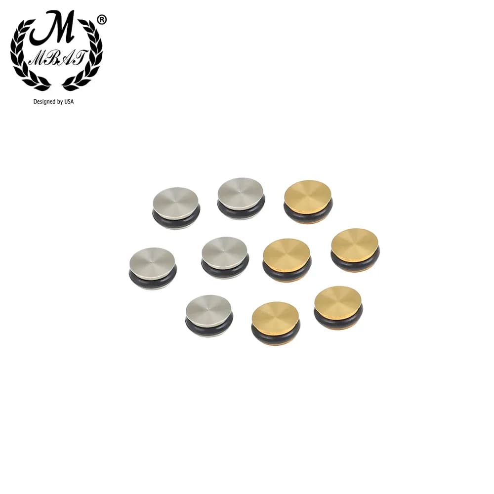 M mbat 10pcs Flöten reparatur teile Universal flöten werkzeuge offene Lochs topfen Metall Silikon zubehör Holzbläser Musik instrument