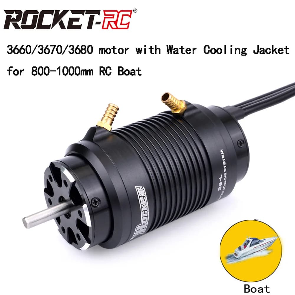 Rocket RC 3660 3670 3680 3250KV 2600KV 880KV 1100KV 4300KV Bürstenloser Motor für M41 Catamaran Spartan 800 mm-1000 mm RC Boot