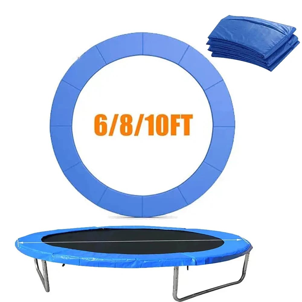 Universelle Ersatz-Trampolin-Sicherheitspolstermatte, wasserdichtes Trampolin-Zubehör, Federschutzabdeckung, passend für 6 Fuß, 8 Fuß, 10 Fuß