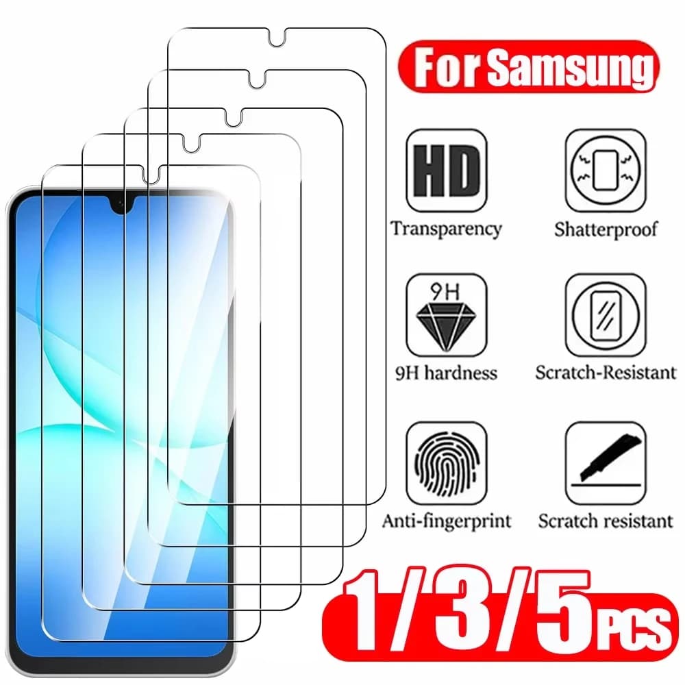 1/3/5 Stück 8K HD Displayschutzfolie für Samsung Galaxy A56 A55 A36 A35 A26 A17 A07 Gehärtetes Glas Schutzfolien Samsung S25 S24 S23 S22 FE