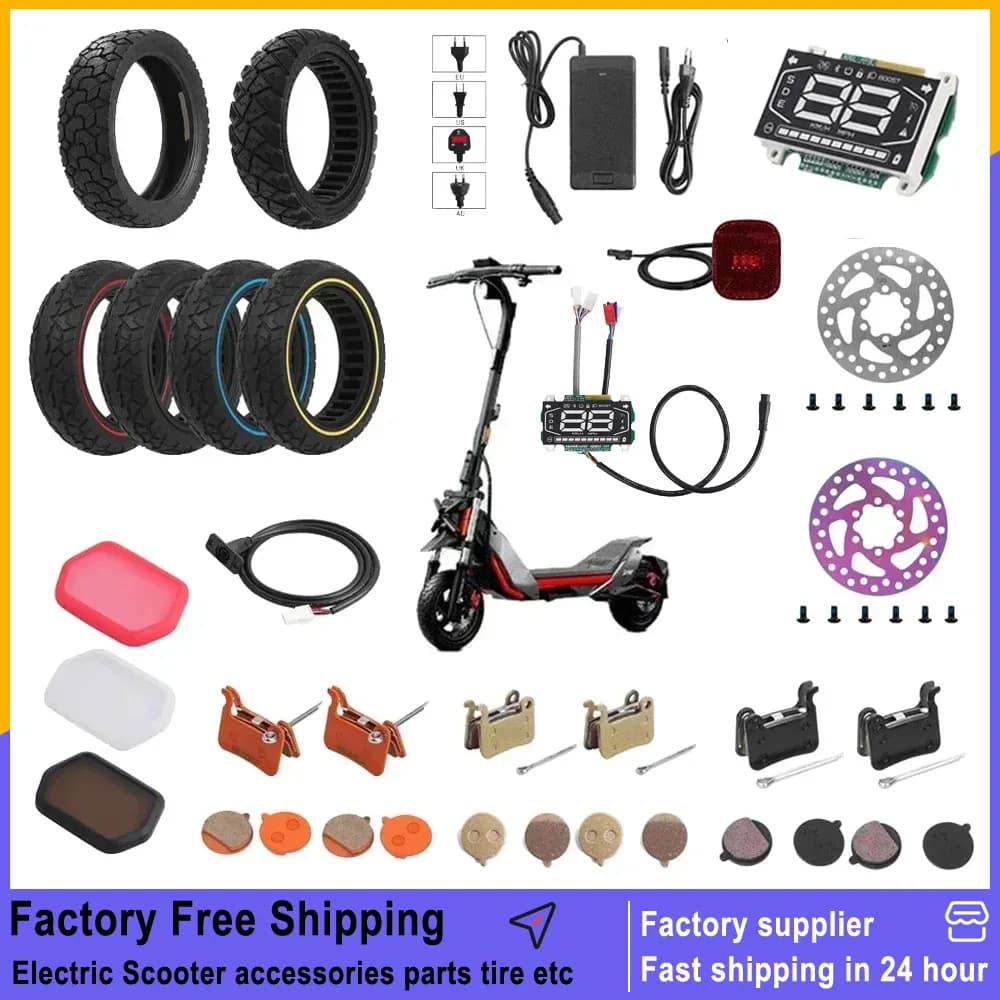 Armaturenbrett Scheinwerfer Bremsscheibe Pad Reifen Rücklicht für Segway Ninebot ZT3 Pro Elektroroller Verschiedene Teile Ersatzreparatur