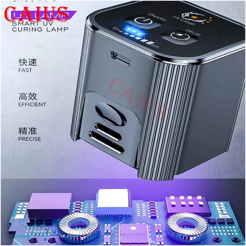 Neue UV Intelligente Grüne Öl Aushärtung Lampe UV Lampe Solder Öl UV Klebstoff Aushärtung Lampe für Telefon Motherboard PCB LCD Reparatur
