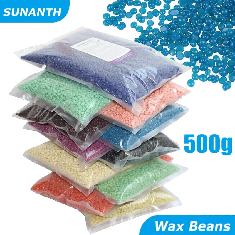 Haar Entfernung Wachs Perlen 500g/200g/50g Für Wachs Heizung Schmerzlos Enthaarung Waxing körper Haar Entfernung Bohnen Pflege Werkzeug Unisex
