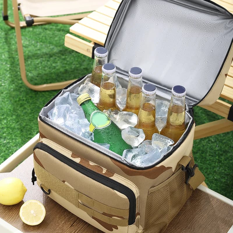 Taktische Thermo-Kühltasche mit hoher Kapazität, isolierte Lunchbox für den Außenbereich, auslaufsicher, isolierte, langlebige Lunchtasche für