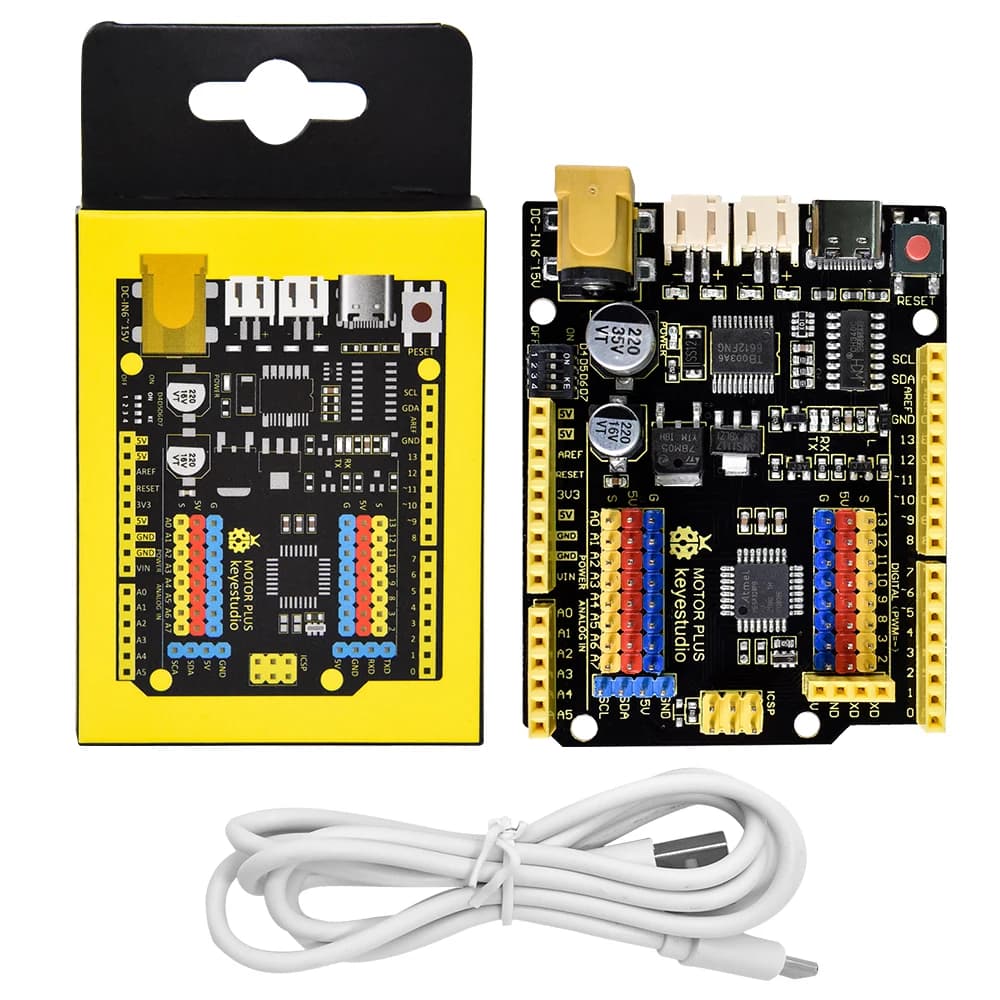 Keyes tudio Motor plus Development Board Typ C USB-Kabel für Arduino Uno R3 Projekte kompatibel mit Gleichstrom motor