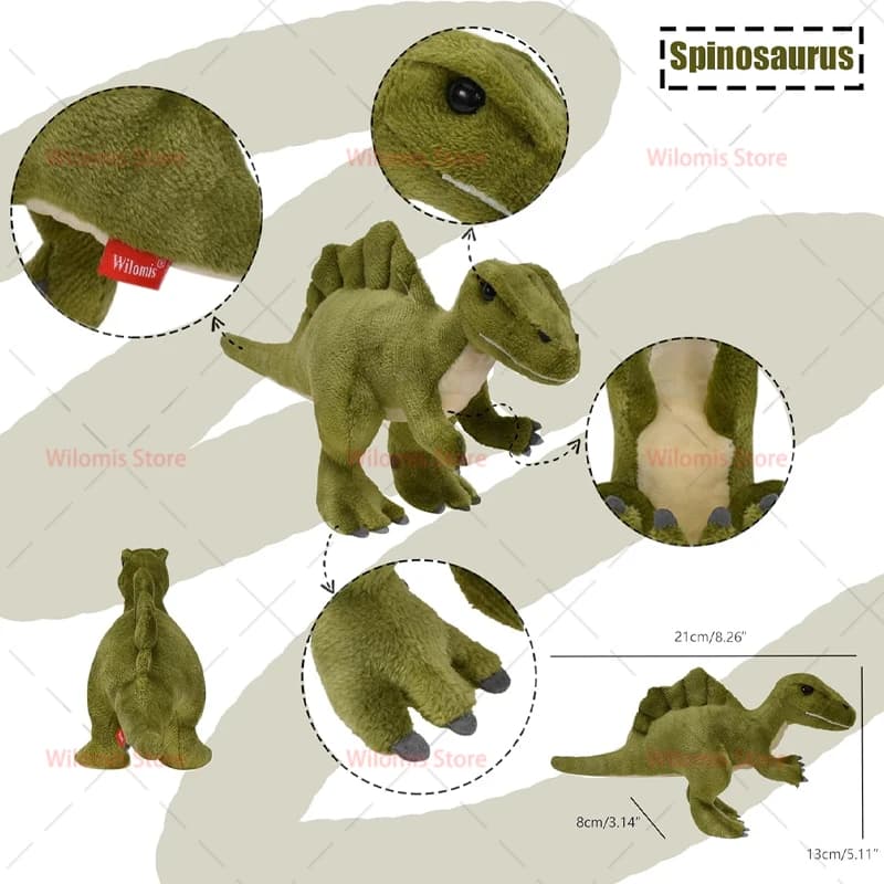Simulation Dinosaurier Plüsch Spielzeug Baby Dinosaurier Stofftier Spinosaurus Tyrannosaurus Dilophosaurus Weiche Puppe kinder Geschenk