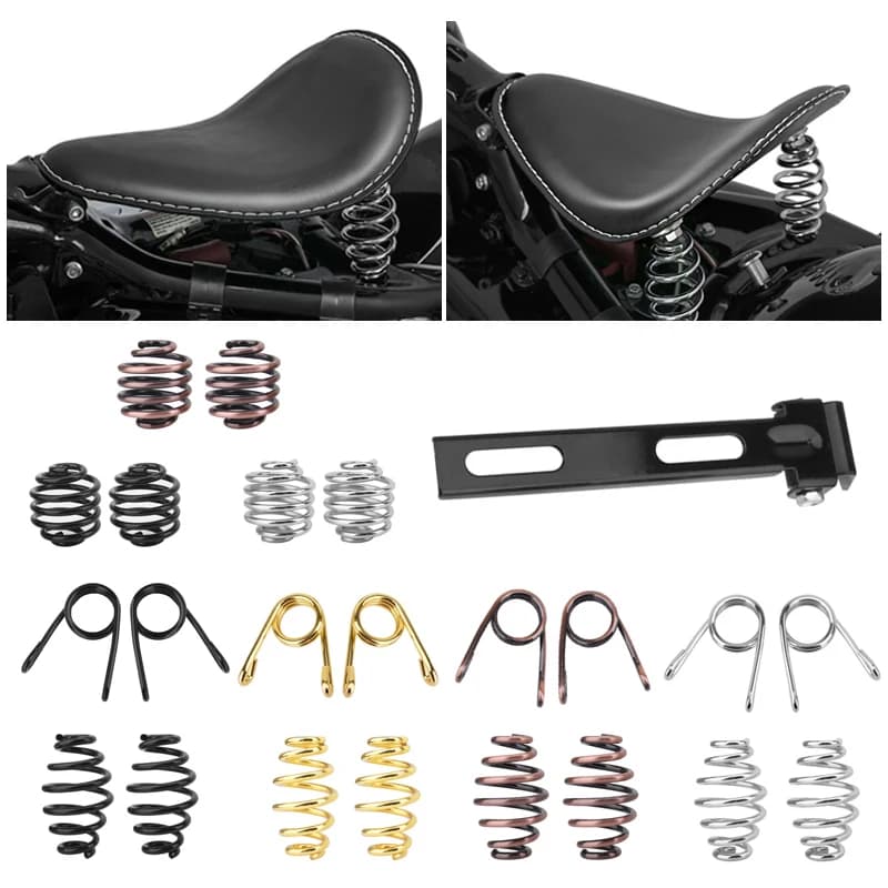 Motorrad Solo Sitze Feder halterung Kit Sattels itz federn für Harley Bobber Chopper Custom Sportster für Honda Yamaha