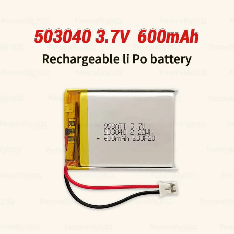 3,7 V 600mAh Lipo batterien Li-Ionen-Polymer-Lithium-Batterie für Lautsprecher Radio VCR LED Light GPS wiederauf ladbare Zellen