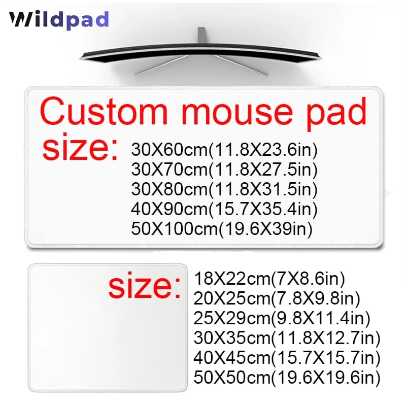 Benutzerdefinierte Mauspad Druck Diy große Spielmatte Gaming individuelle Matte XXL Größe Gamer Büro Mousepad OEM Logo Bulk Rabatte Schreibtisch