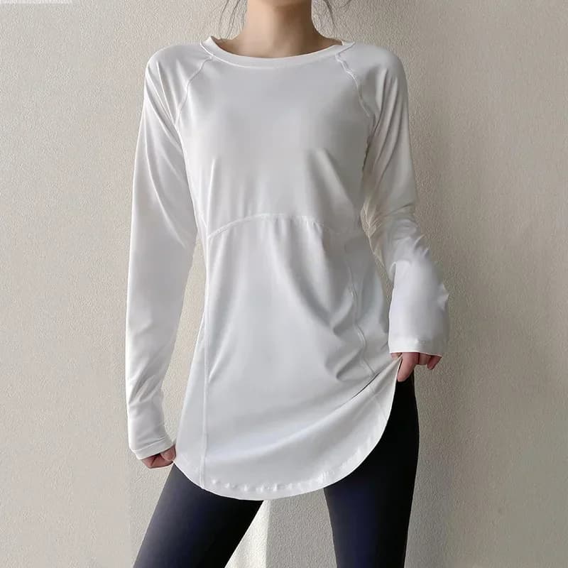 Langarm-Yoga-Kleidung für Damen, Sportbekleidung, Damen-Fitnessstudio, Laufblusen, Hemden, Sport-Tops, Fitness-T-Shirt, Mohamed), Seré Diego