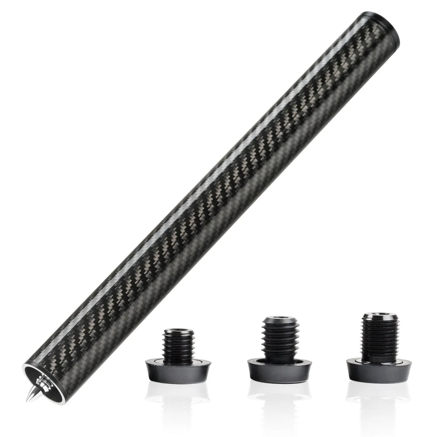 Billard-Verlängerung, 30,5 cm, ausziehbare Kohlefaser-Verlängerung, Billard-Zubehör für Mezz Predator KONLLEN ZOKUE Jflowers Queue