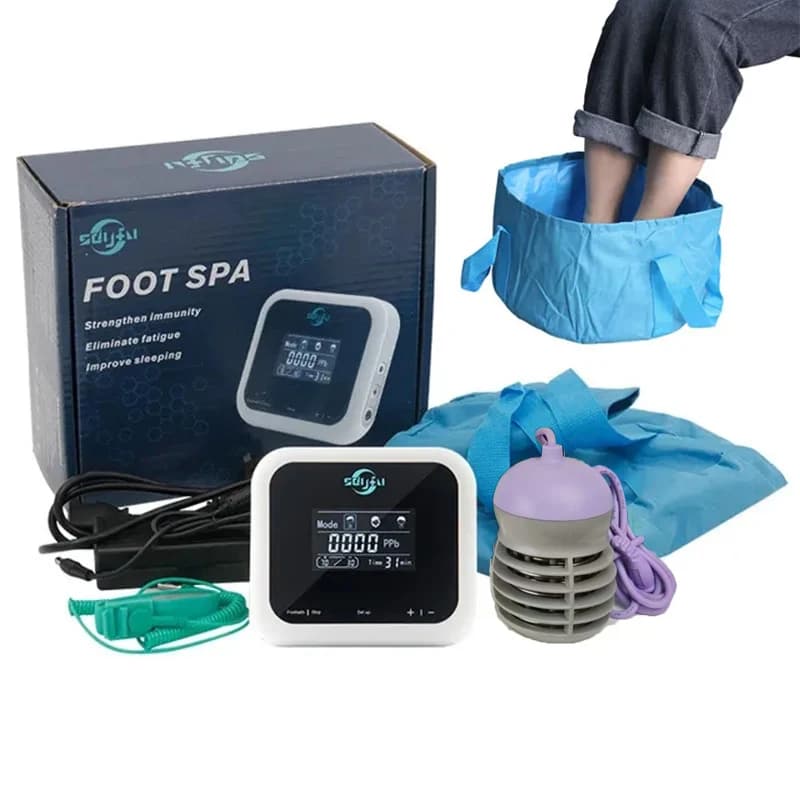 Ionisches Fußbad, Entgiftungsmaschine, Fuß-Spa-Bad mit Touch-Display, stärkt die Immunität, beseitigt Müdigkeit, Array, AquaCell Ion Cleanse
