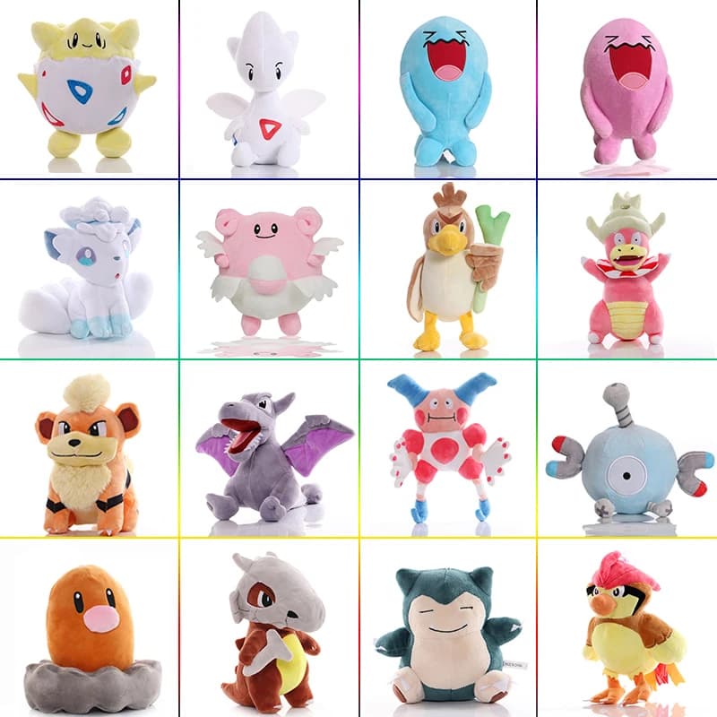 20 cm schöne Pokemon Diglett Growlithe Plüschpuppe Cartoon Mr. Mime Magnemite Plüschtier Farfetch'd Aerodactyl Plüschtier Kindergeschenke