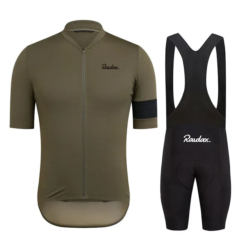 2024 Raudax Radfahren Kleidung Straße Uniform Radfahren Set Sommer Atmungsaktive Fahrrad Kleidung MTB Sportswear männer Fahrrad Kleidung Set