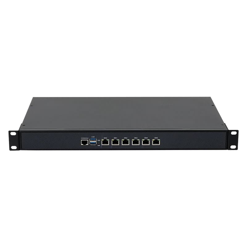 1U Firewall Netzwerk-Server Intel Core I5-6200U 8260U J4125 3865U 6x Gigabit Ethernet Unterstützt Windows Linux Pfsense