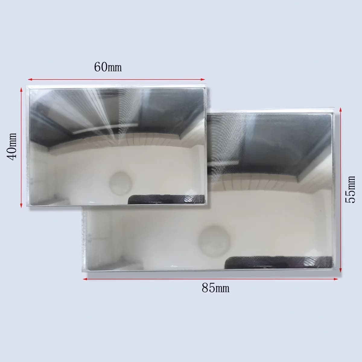 Fresnel Anti-Peeping-Spiegel, Panorama-Reduzierungslinse, reflektierendes Sicherheitsschild, Garage, Geldautomat, Weitwinkel, Reduzierung der Lupe,