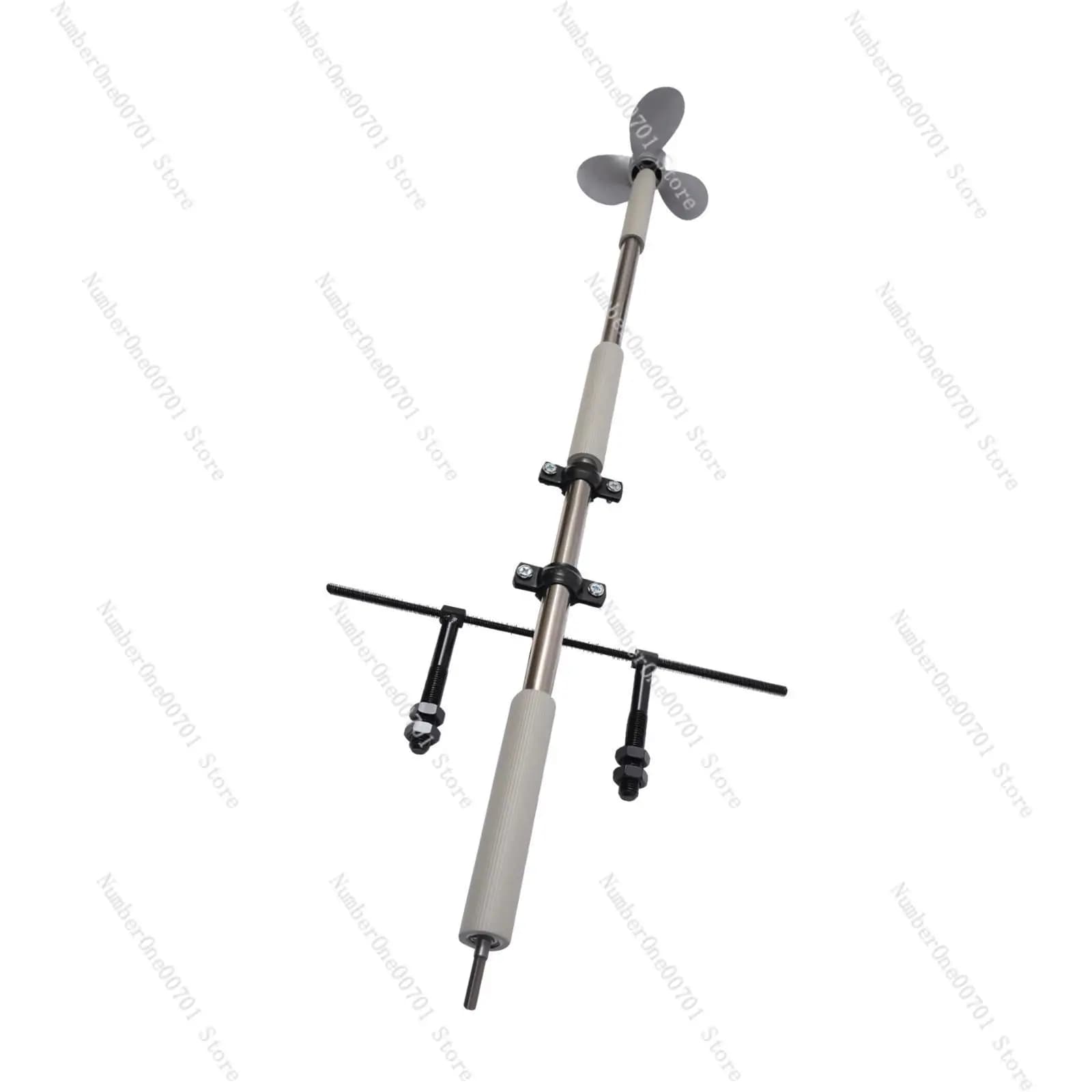 Elektrische Bohrmaschine Manuelle Propeller Boot Hand Propeller Tragbare Kanu Handkurbel Kajak Hand Push Ruder Außenbordmotor Halterung