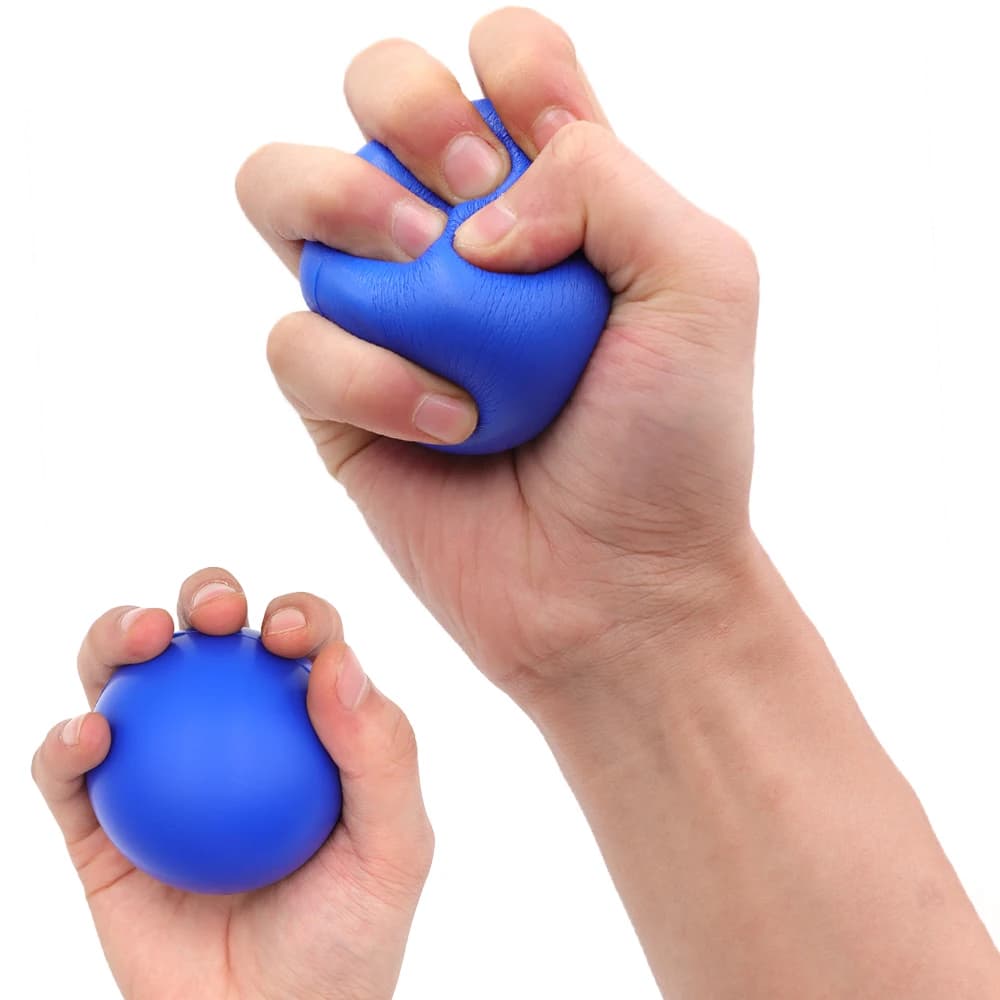 Stressabbau-Griffbälle, 2 Größen Feste Schaumstoff-Massagebälle für Handtherapie & Rehabilitation (5cm & 7cm) - Handtrainer für Erwachsene