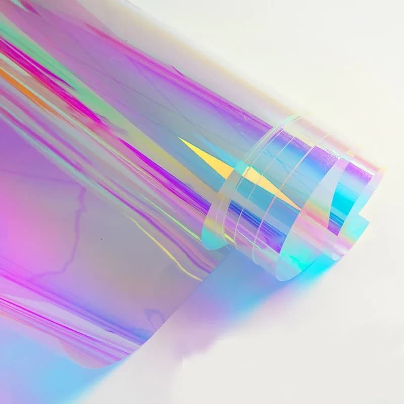 2/3/5M Einweg-Spiegelfolie Reflektierende Solar-Fensterfolie Regenbogen-Sichtschutz Selbstklebende Fenstertönung Wärmekontrolle Chamäleon-Glasfolie