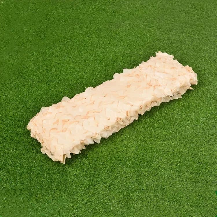 2X3M/2X4M/3X5M/4X5M 2-lagiges Beige Tarnnetz für Schwimmbad, Wasserpark, Strand, Sonnenschutznetz, Hochzeit, Party, Heimdekoration
