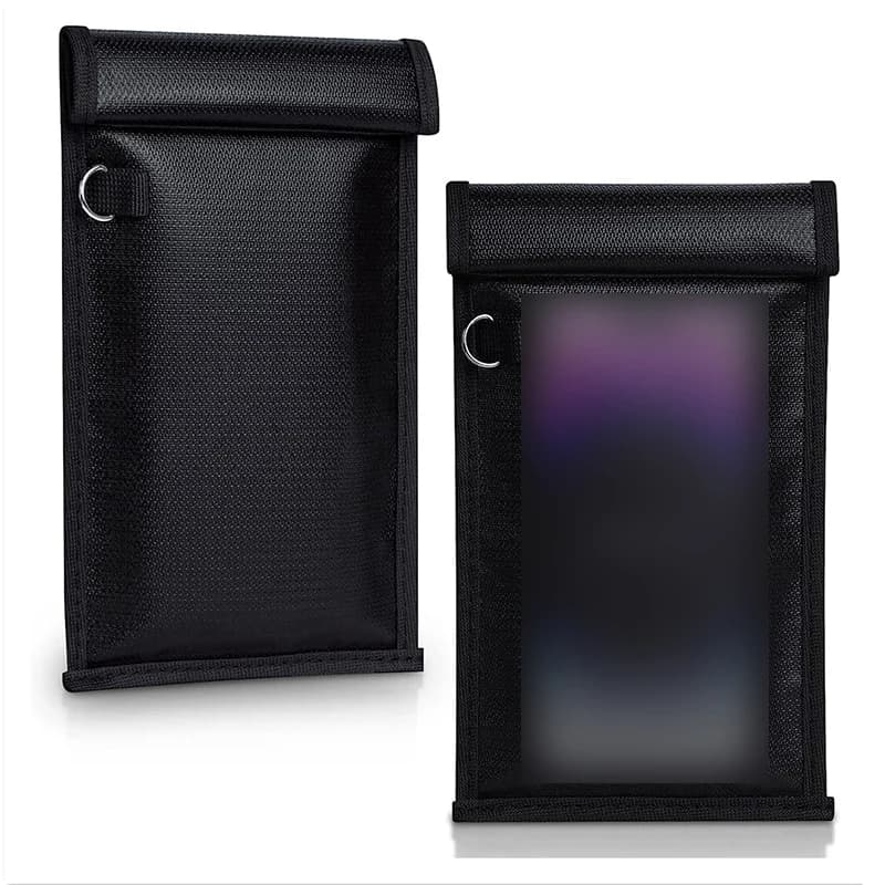 Faraday-Tasche, RFID-Signalblockierung, RFID-Abschirmungstasche, Autoschlüsseltasche, Handy-Blocker, RFID-Signalblockierung, Abschirmtasche
